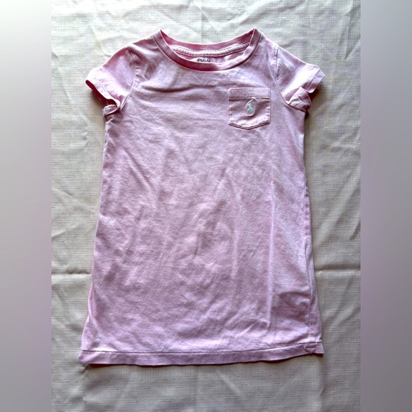 Polo Ralph Lauren Other - Polo Ralph Lauren Girls Pink Tee Shirt Dress 100% Cotton‎ Size 3T